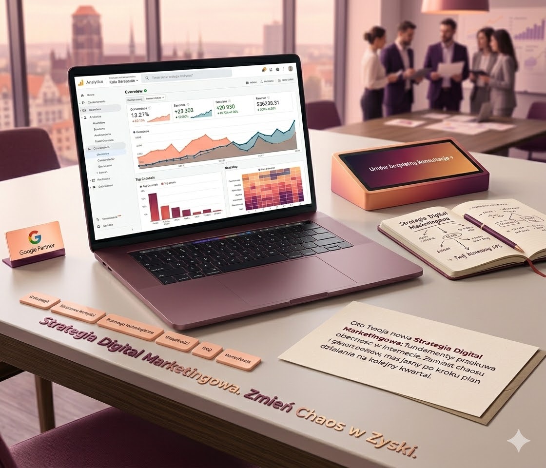 Digital-Marketing-Strategie – Dashboard